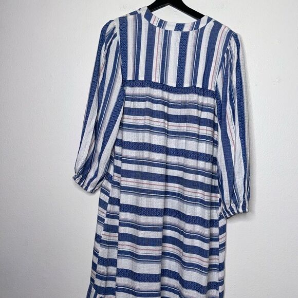 dRA Los Angeles Striped Boho Dress Womens Size Medium - Picture 7 of 8